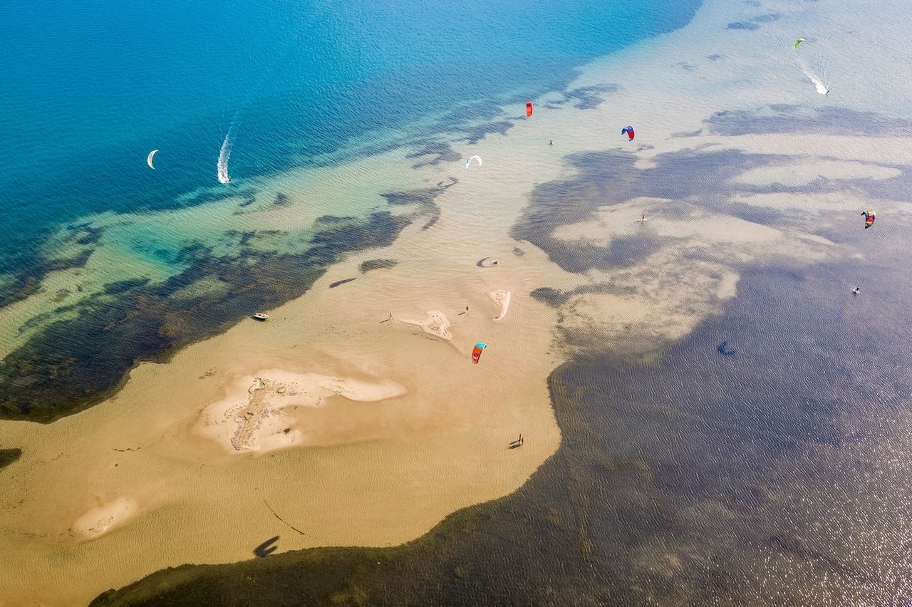 Kitesurfing u delti Neretve u Hrvatskoj